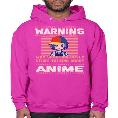 warning may spontaneously start talking about anime287# - anime- Hoodie
