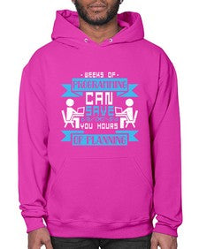 weeks of programming can save you hours of planning 9# - computer- Hoodie