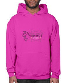 when i grow up i want to be a unicorn 554# - unicorn- Hoodie
