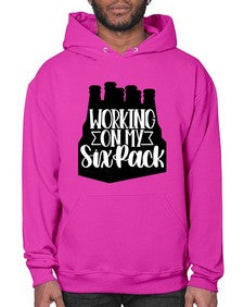 working on my six pack 1789# - beer- Hoodie