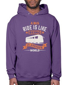 A bus ride is like being in another world 1# - bus- Hoodie
