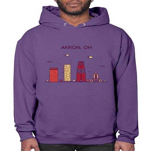AkronOH 285# - cities- Hoodie