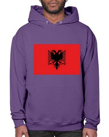 Albania 300# - world flags- Hoodie