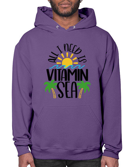 All I Need Is Vitamin Sea Style 56# - summer- Hoodie