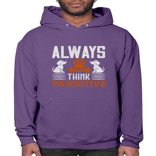 Always Think Pawsitive Style 133# - dogs- Hoodie