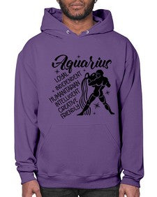 Aquarius 72# - aquarius- Hoodie