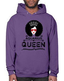 Aquarius queen 75# - aquarius- Hoodie