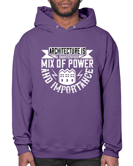 Architecture is a dangerous mix of power and importance Style 47# - architect- Hoodie