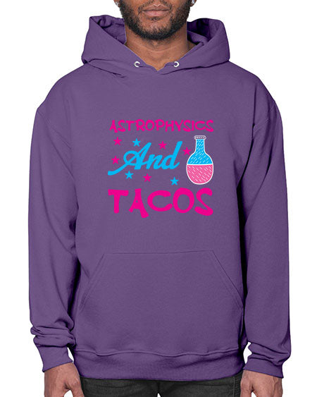 AstrophysicsandTacosScience tshirt design AstrophysicsandTacos Sciencetshirtdesign 290# - general science- Hoodie