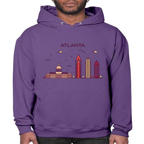 Atlanta 374# - cities- Hoodie