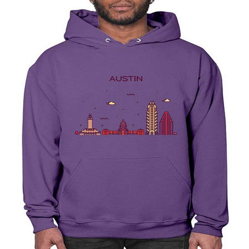AustinTX 382# - cities- Hoodie