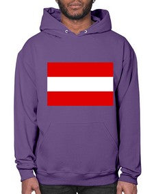 Austria 384# - world flags- Hoodie