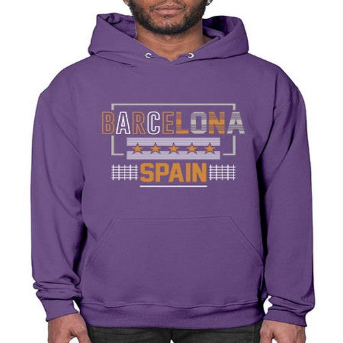 Barcelona 414# - cities- Hoodie