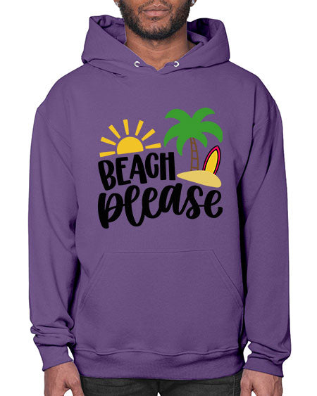 Beach Please Style 51# - summer- Hoodie
