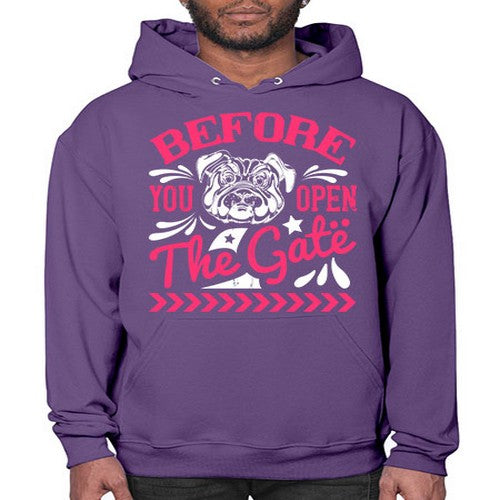 Before You Open The Gate Style 17# - dogs- Hoodie