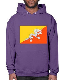 Bhutan 456# - world flags- Hoodie