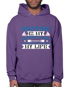 Boating is my escape from all the bullshit in my life 3# - boats- Hoodie