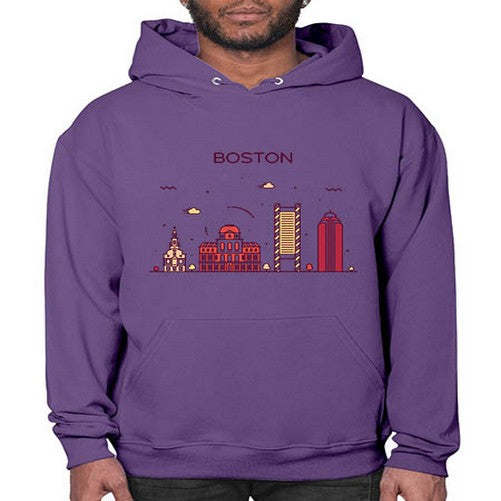 Boston 481# - cities- Hoodie
