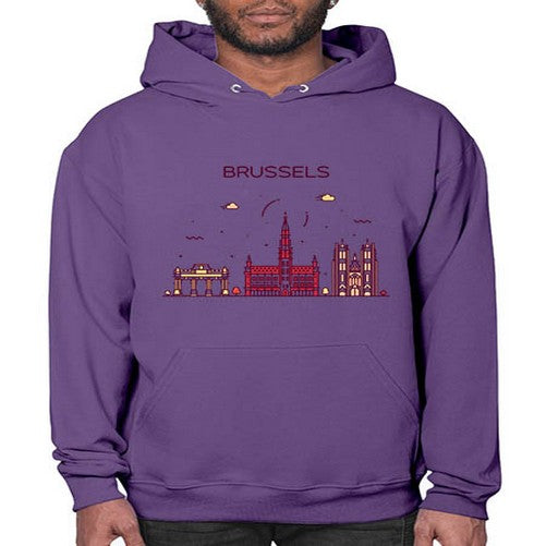 Brussels 508# - cities- Hoodie