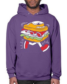 Burger 1# - cartoon food- Hoodie