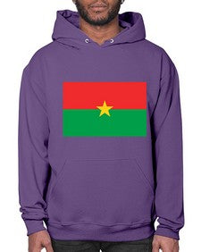Burkina Faso 522# - world flags- Hoodie