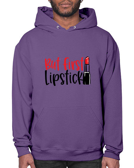 But First Lipstick Style 246# -makeup Hoodie