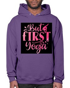 But First Yoga  188# - yoga- Hoodie