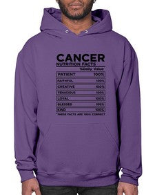 Cancer Nutrition Facts 148# - cancer- Hoodie