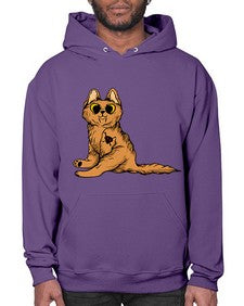 Cat 43# - cartoon animals- Hoodie