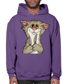 Cat 44# - cartoon animals- Hoodie