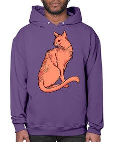 Cat 47# - cartoon animals- Hoodie