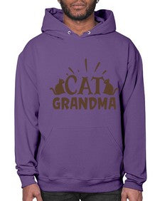 Cat Grandma Style 4# - cats- Hoodie