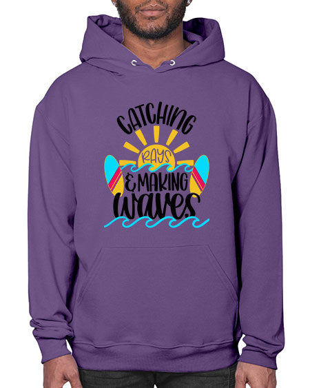 Catching Rays Making Waves Style 49# - summer- Hoodie