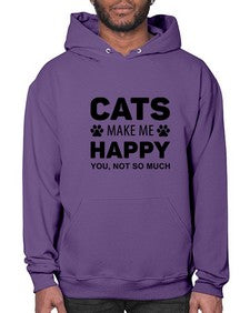 Cats Make Me Style 40# - cats- Hoodie