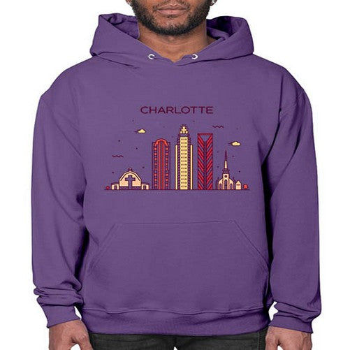 CharlotteNC 560# - cities- Hoodie