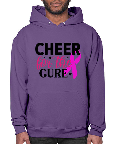 Cheer for the Cure 28# - breast cancer- Hoodie