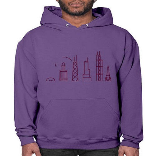 Chicago 570# - cities- Hoodie