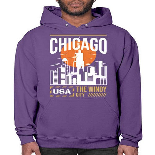 Chicago 571# - cities- Hoodie