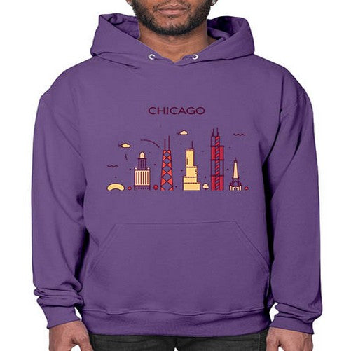 Chicago 572# - cities- Hoodie