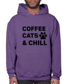 Coffee Cat Style 41# - cats- Hoodie