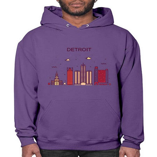 DetroitMI 665# - cities- Hoodie