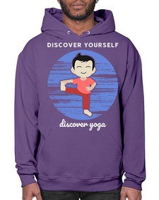 Discover Yourself Discover Yoga 199# - yoga- Hoodie