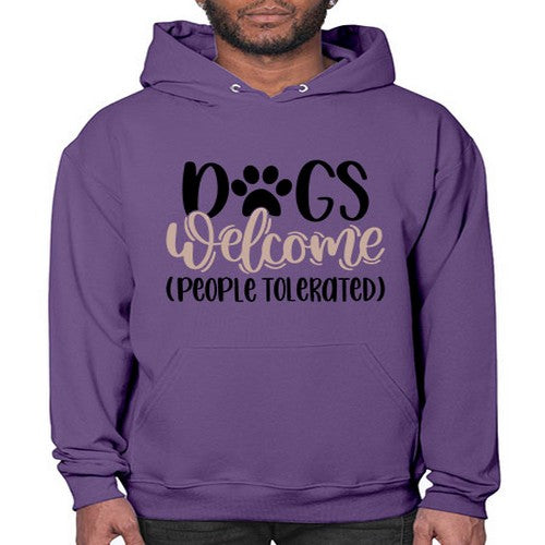 Dogs Welcome Style 21# - dogs- Hoodie