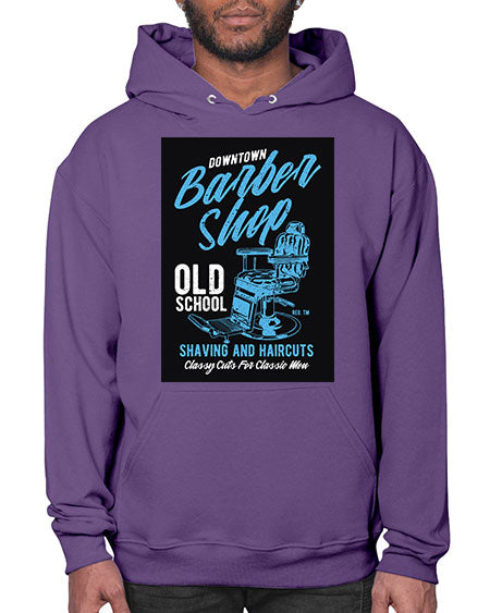Downtown Barbershop CS729# - barber- Hoodie