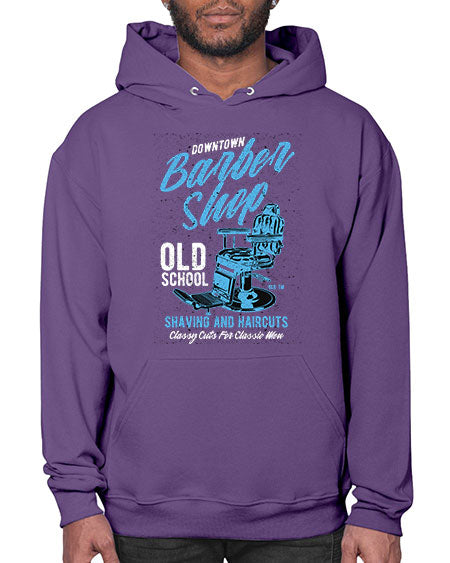 Downtown Barbershop730# - barber- Hoodie