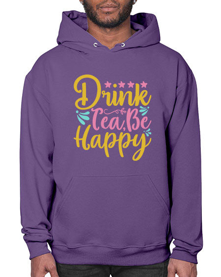 Drink tea be happy Style 67# - summer- Hoodie