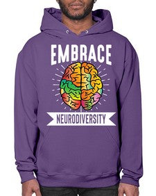 EmbraceNeurodiversityAwarenessTshirt 133# - alzheimers- Hoodie