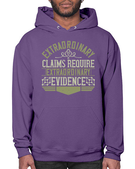 Extraordinary claims require extraordinary evidence 293# - general science- Hoodie