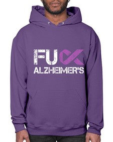 Fuck Alzheimers Fuck Dementia Alzheimer 151# - alzheimers- Hoodie
