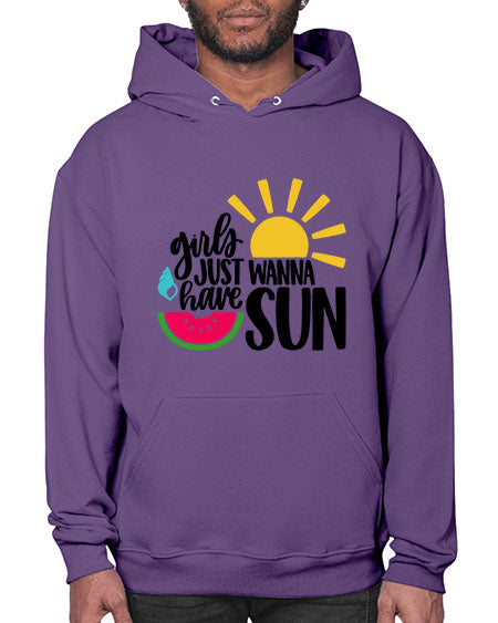 Girls Just Wanna Have Sun Style 44# - summer- Hoodie